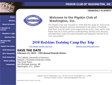 Tablet Screenshot of pigskinclub.com